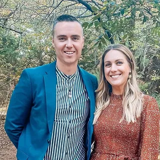 Paul Jewell, owner of Roof Champs, pictured with his wife